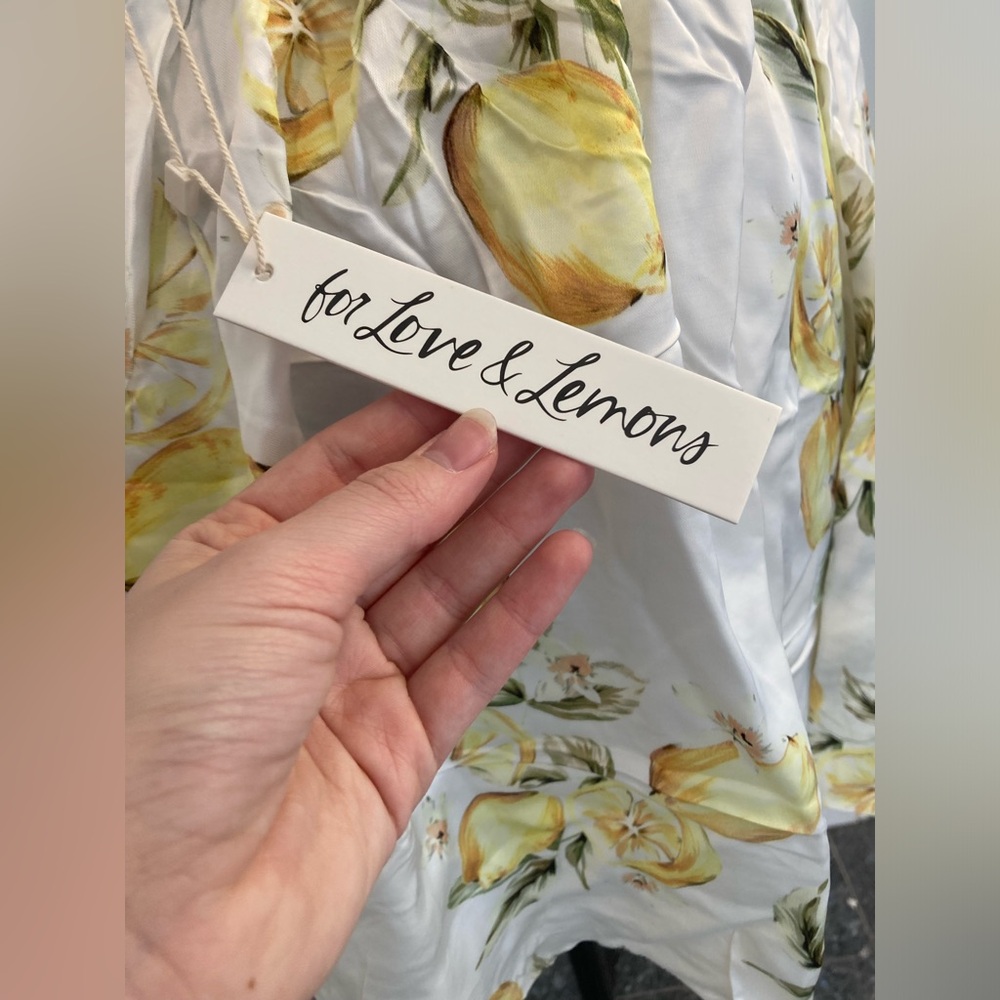 NWT For Love & Lemons Serafina Mini Dress